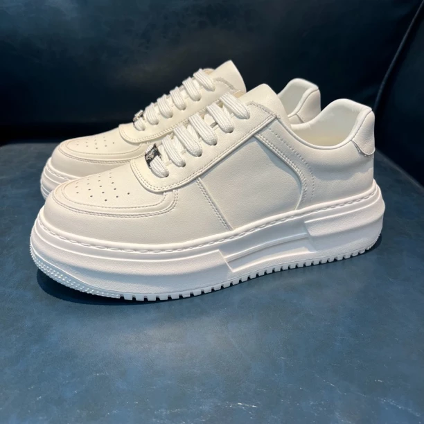 厚底小白鞋男士休闲板鞋小白鞋百搭潮鞋运动鞋时尚低帮韩版潮流