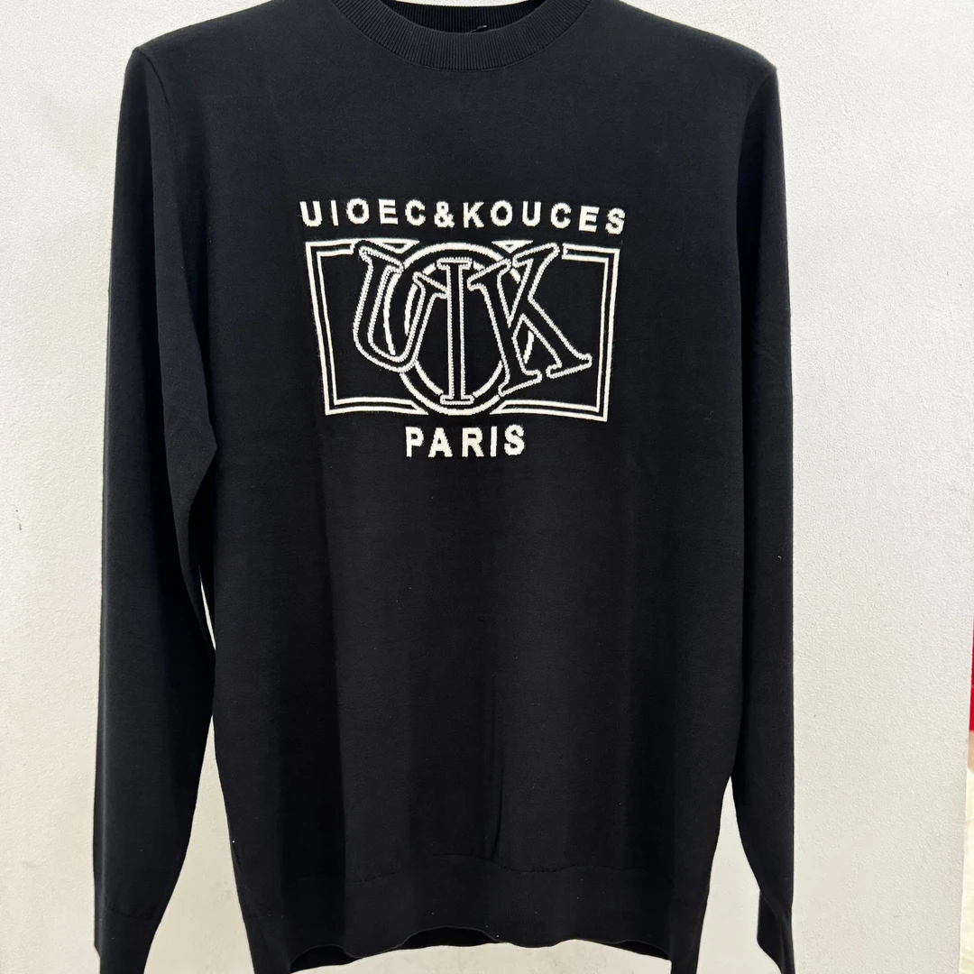 秋冬高端 长袖针织 布尔迪 商务休闲时尚男圆领T恤衫轻奢