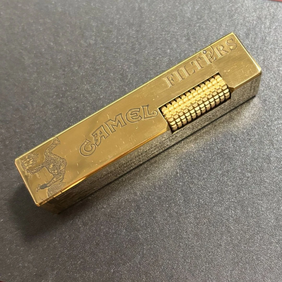 好运达黄铜骆驼煤油打火机老式复古经典创意高密封长续航便携