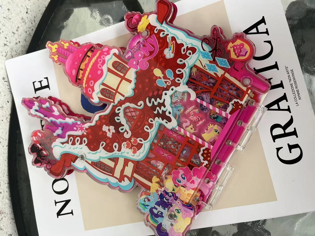 【小马碧琪糖果屋摇摇本】亚克力记事DIY卡册手账可拆卸活页本