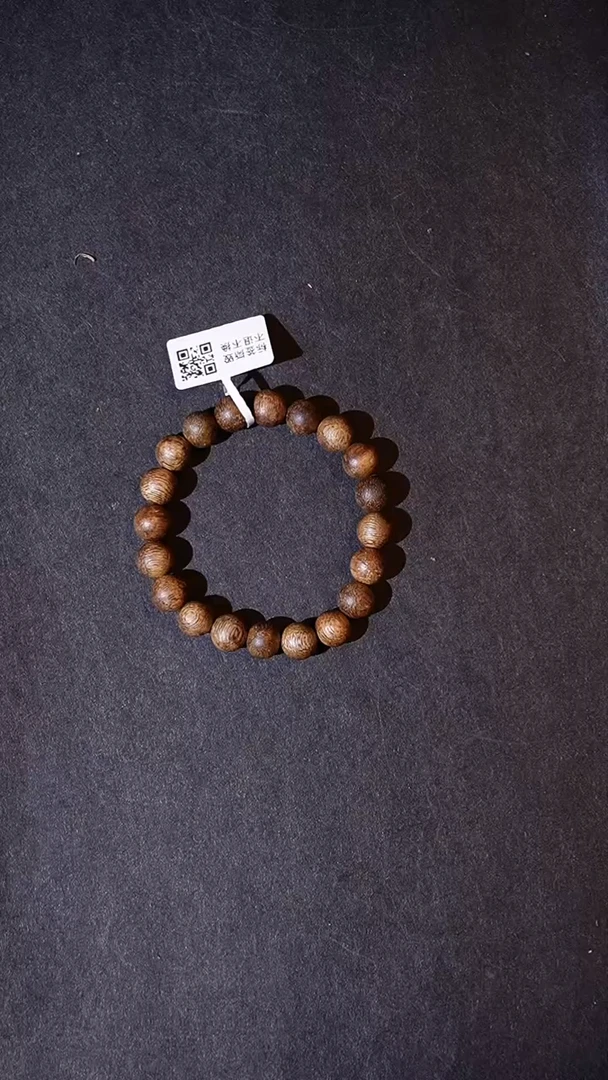 【闪购商品】沉香手串9mm国香棋楠圆珠单圈随机发