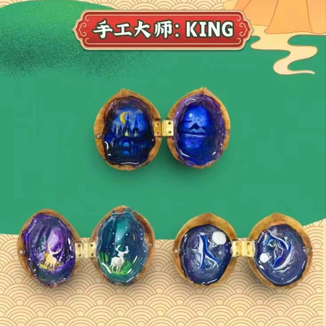 梧桐树脂手绘《核舟记》立体画盲盒（代拆）
