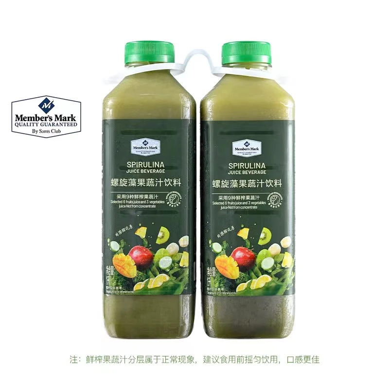 螺旋藻果蔬汁饮料 1L*2