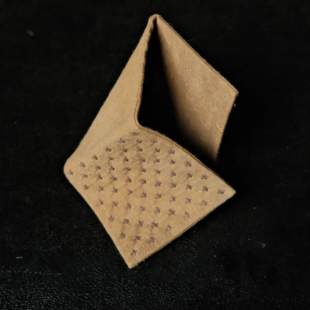 【隐山集】三折纯棉手工茶巾布(大)