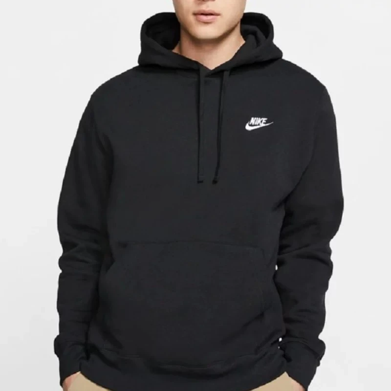NIKE/耐克男款卫衣2024秋冬季新款运动服连帽加绒套头衫2655