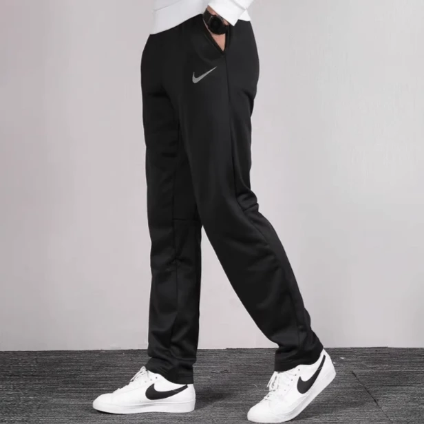 NIKE/耐克新款黑色加绒直筒裤运动裤休闲长裤932254（53）