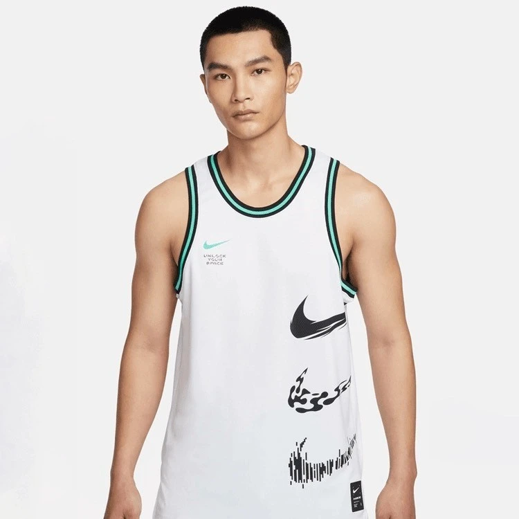 耐克Nike SS23耐高蓝球系列速干跑步透气背心FJ7228-100