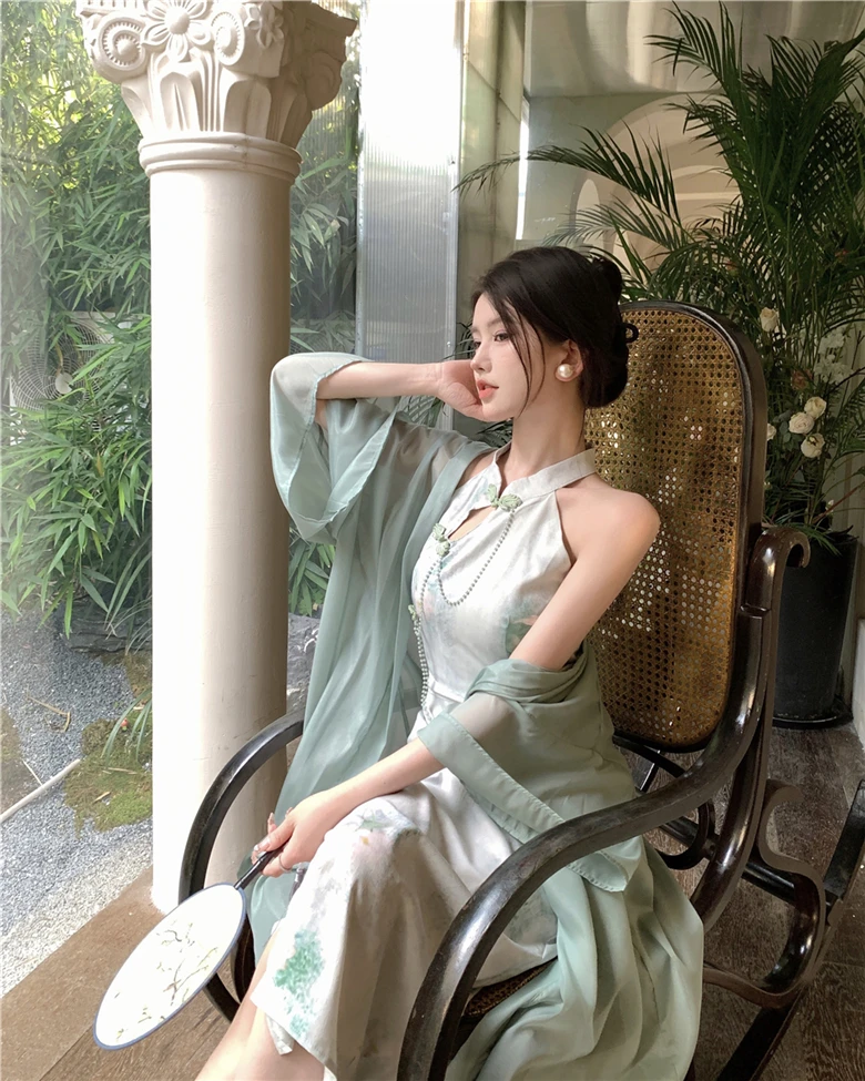 13.-40.新款旗袍衬衫连衣裙T恤牛仔裤半身裙休闲裤两件套