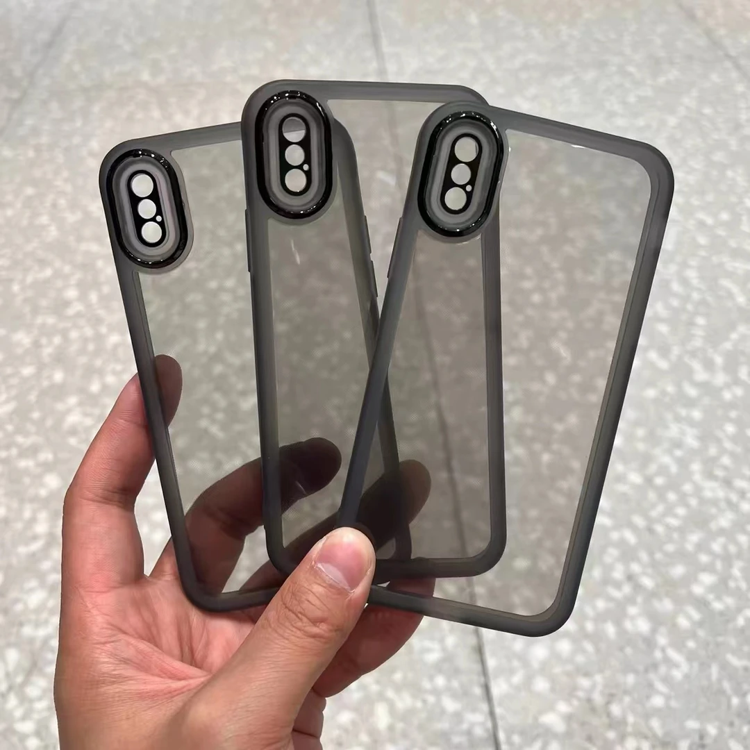 简约高级感带镜头膜适用iphonexs/x全包苹果XR硅胶11防摔15/14/