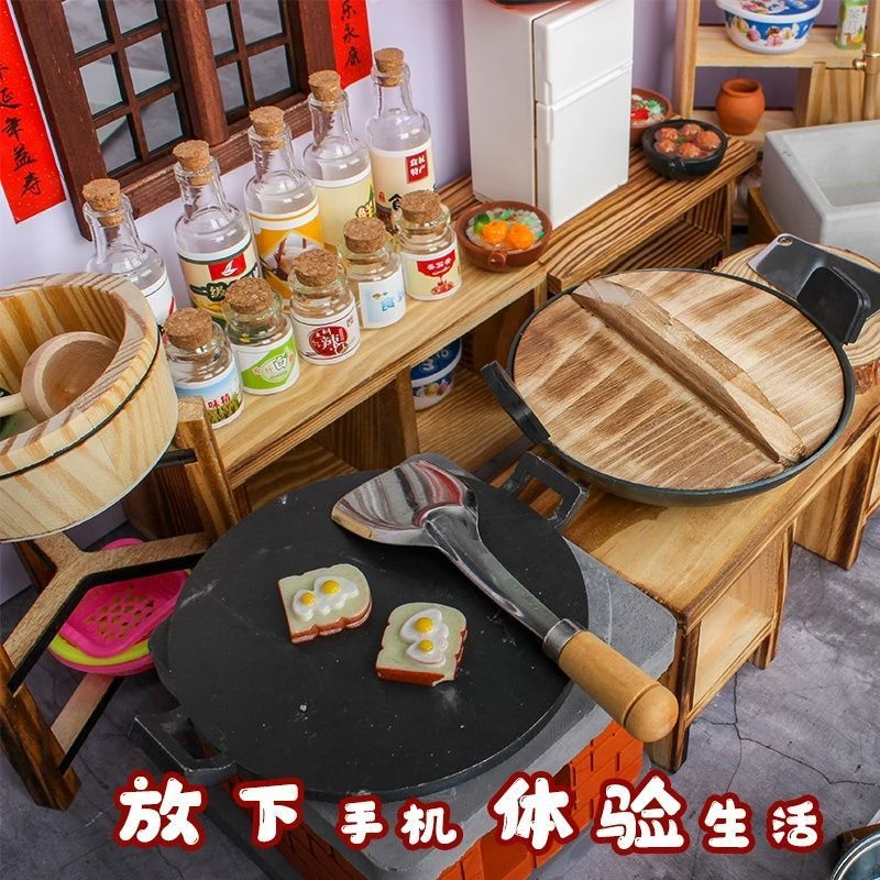 儿童厨房怀旧过家家做饭玩具仿真真煮防水套装小厨房宝宝迷你逼真