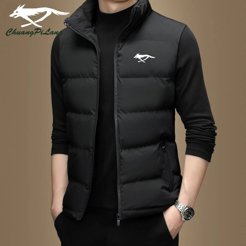 7匹断码狼马甲棉服秋冬季新款休闲棉衣外套保暖无袖坎肩马夹背心