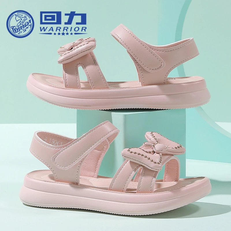 回力品牌儿童鞋夏季新品2024女童透气软底宝宝凉鞋平底沙滩鞋0945