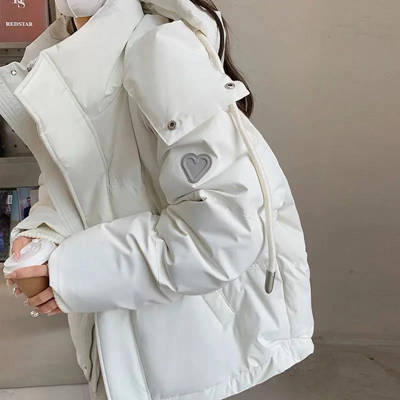 波司澄羽绒羽绒服女2023年新款冬季棉袄外套小个子短款棉衣