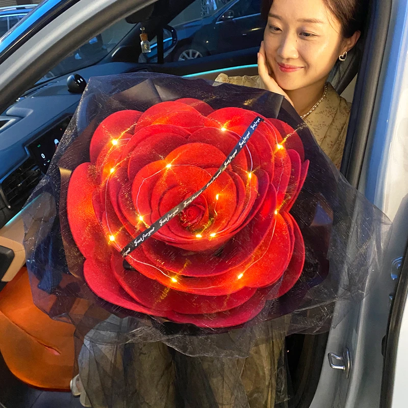 超大号巨型玫瑰仿真花束成品生日七夕情人节礼物送女朋友闺蜜浪漫