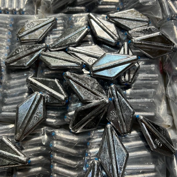 精选单颗80克包蕊铅坠。10颗包邮装