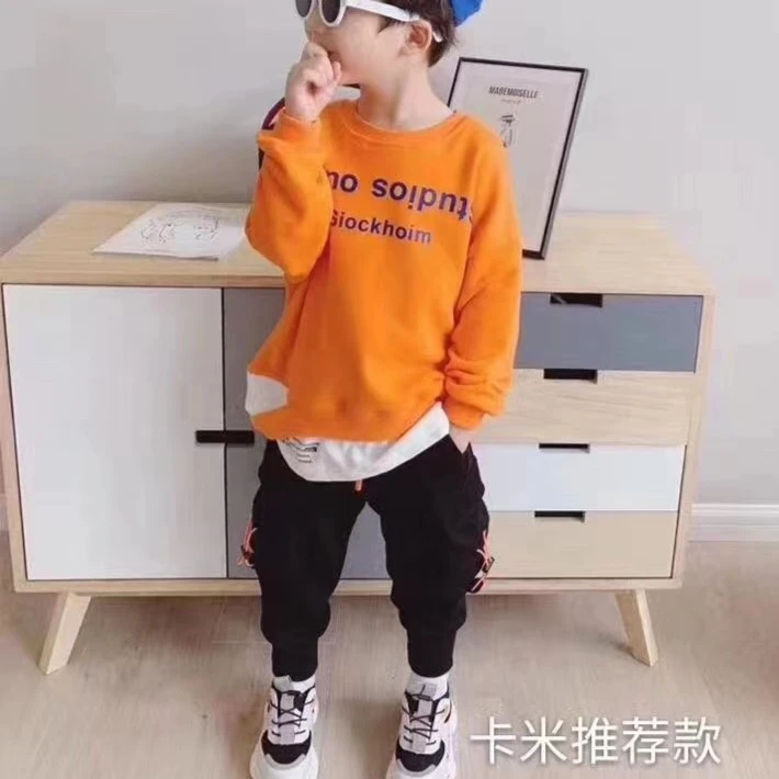 2023春季新款潮童百搭中小童时尚韩版仿牛仔工装裤