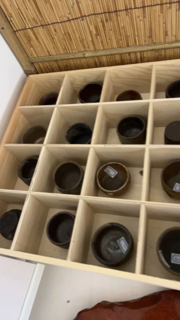 中古备前烧老茶杯