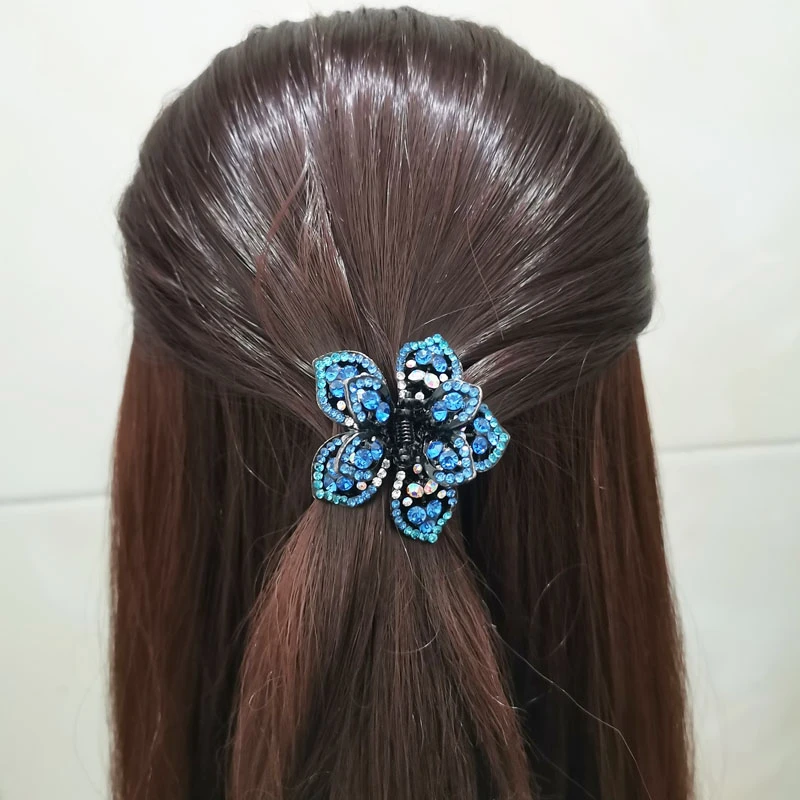 发夹头饰盘头发抓夹百搭成人后脑勺全夹中号发卡气质发卡子半夹