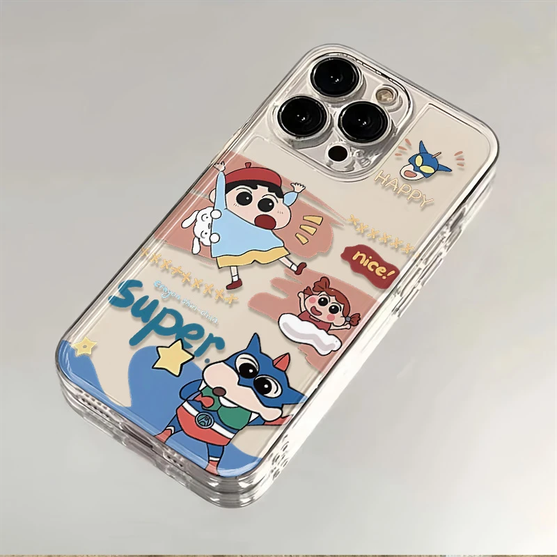 小新超人苹果15华为P60荣耀90小米OPPO/VIVO透明iPhone三星手机壳