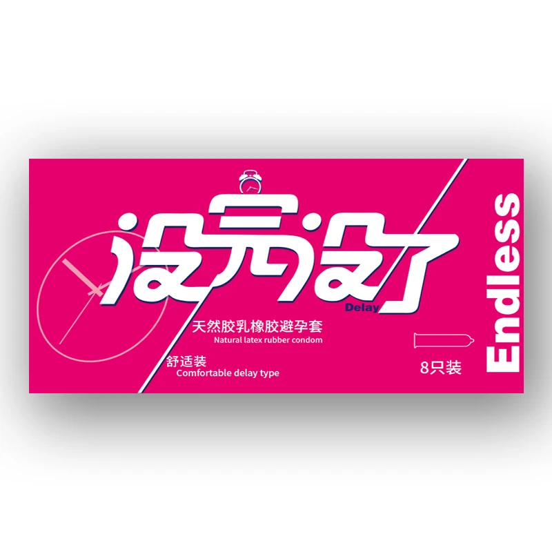 没完没了超薄持久型延时安全套女男用紧型天然橡胶胶乳男用避孕套