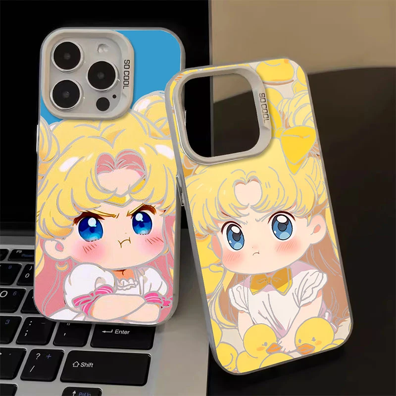 美少女战士适用vivos12手机壳防摔壳vivos12Pro新款高级彩银简约