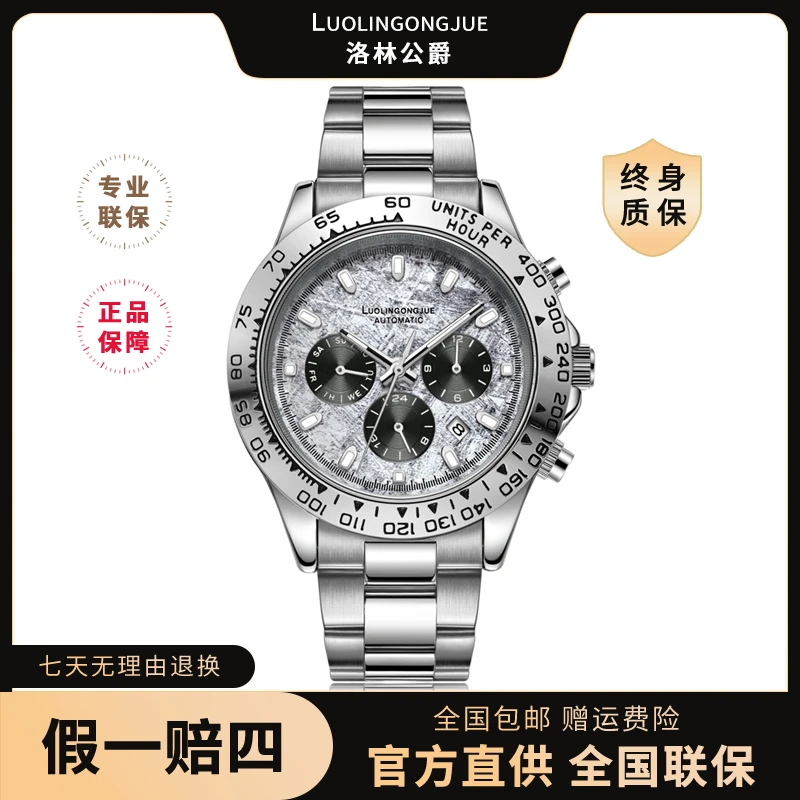 【新疆阿布专属】瑞士名表  高端陨石迪时尚经典全自动机械表-1954