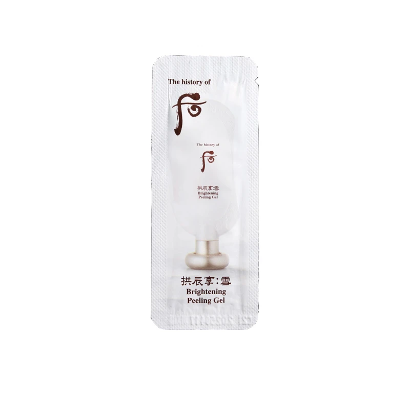 THE WHOO/后拱辰享美白去角质净透啫喱小样去黑头1ml*10片