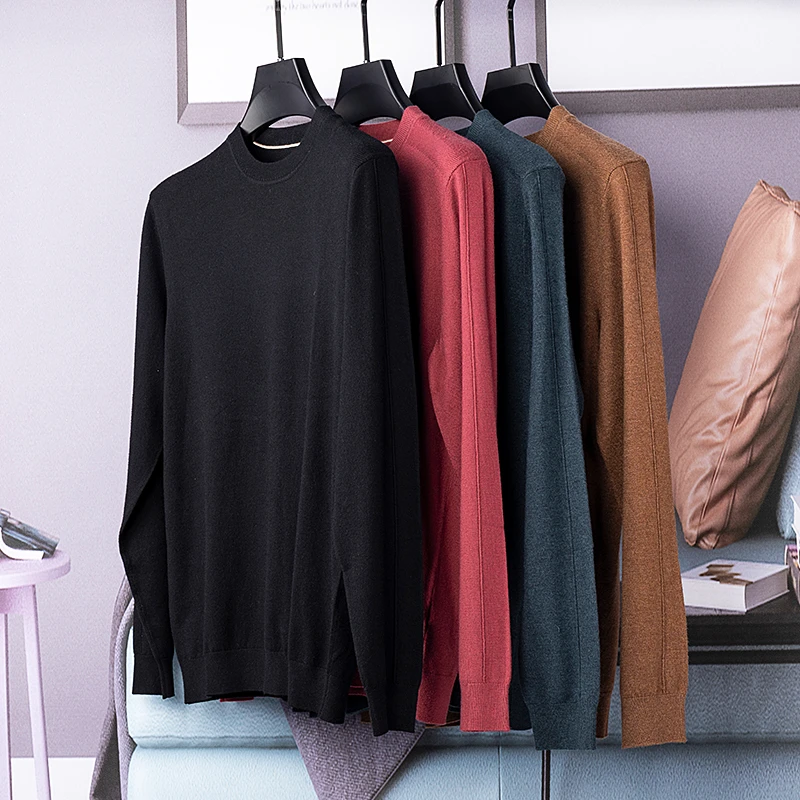 男士打底毛衣2022新款针织长袖套头衫(6m002)