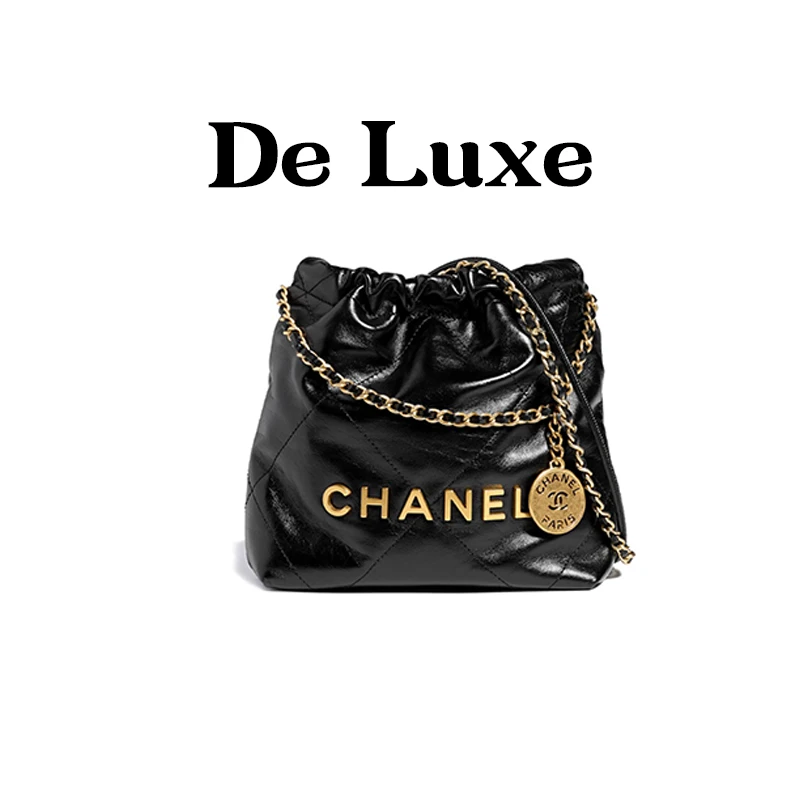 全新未使用 Chanel/香奈儿 22hobo bag mini黑金 斜挎包