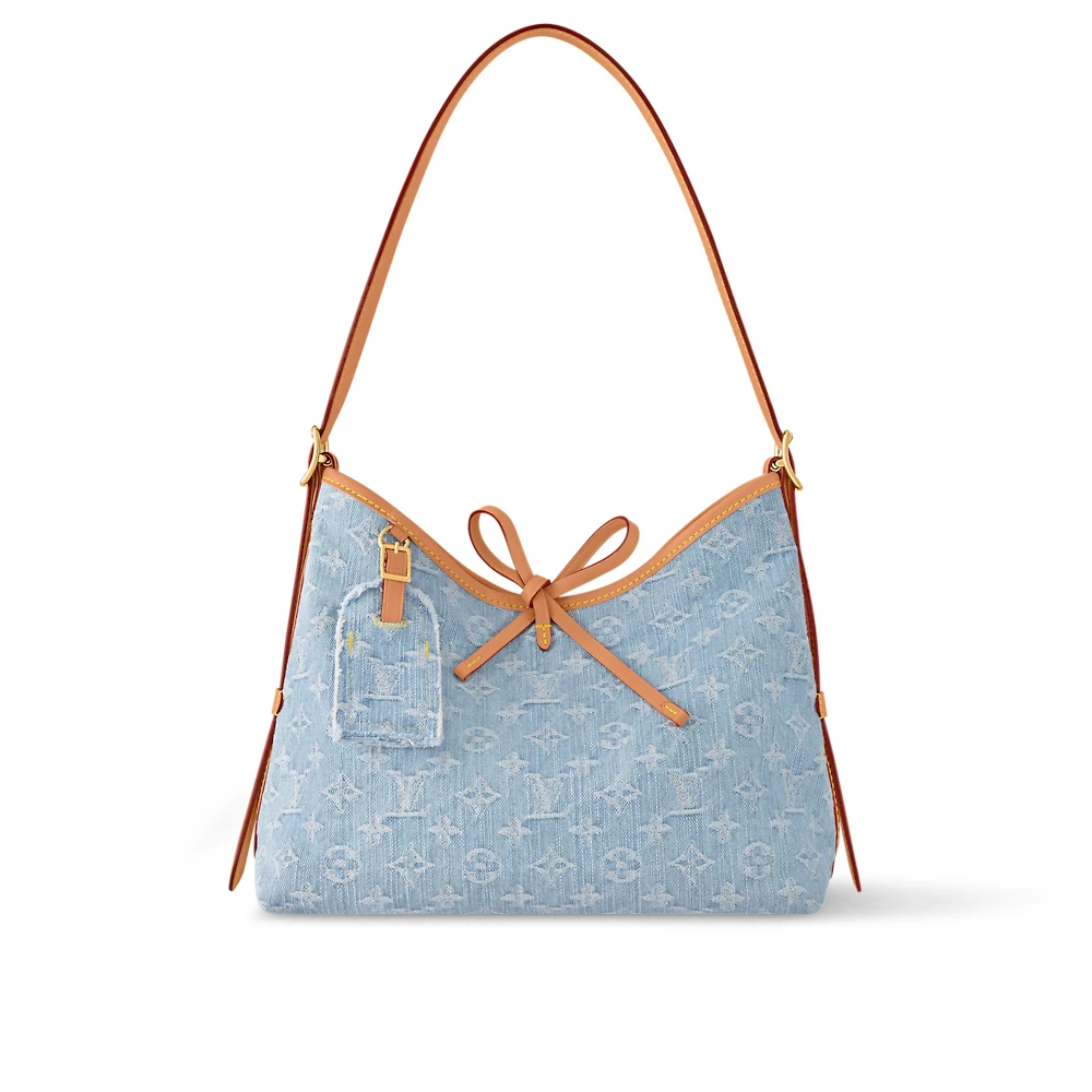 全新未使用 LouisVuitton/路易威登 单宁牛仔Carryall小号