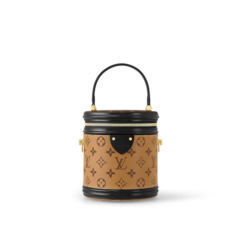 全新未使用 LouisVuitton/路易威登 cannes撞色发财桶轻奢M43986