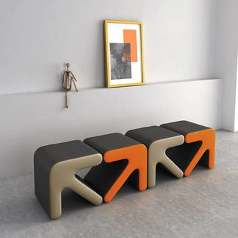 【轻奢家居】进门换鞋凳客厅家用门口矮凳网红试衣间小凳子创意轻奢