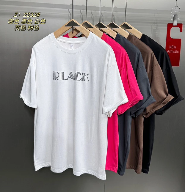 2024新款潮牌时尚百搭男女同款短袖 2232