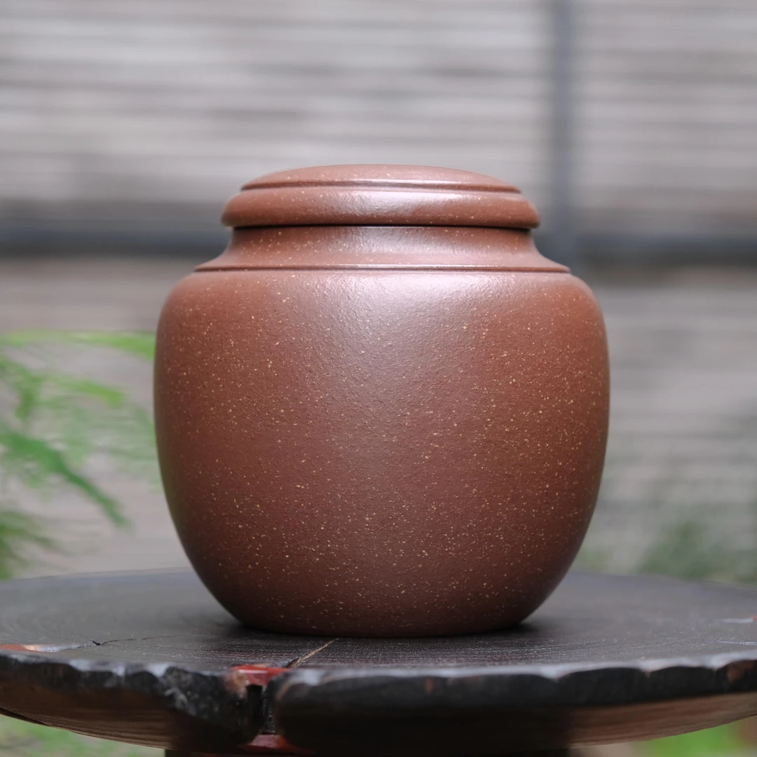 【隐山集】定制茶叶罐（罐身直径17cm 口沿直径11cm 高度17cm）