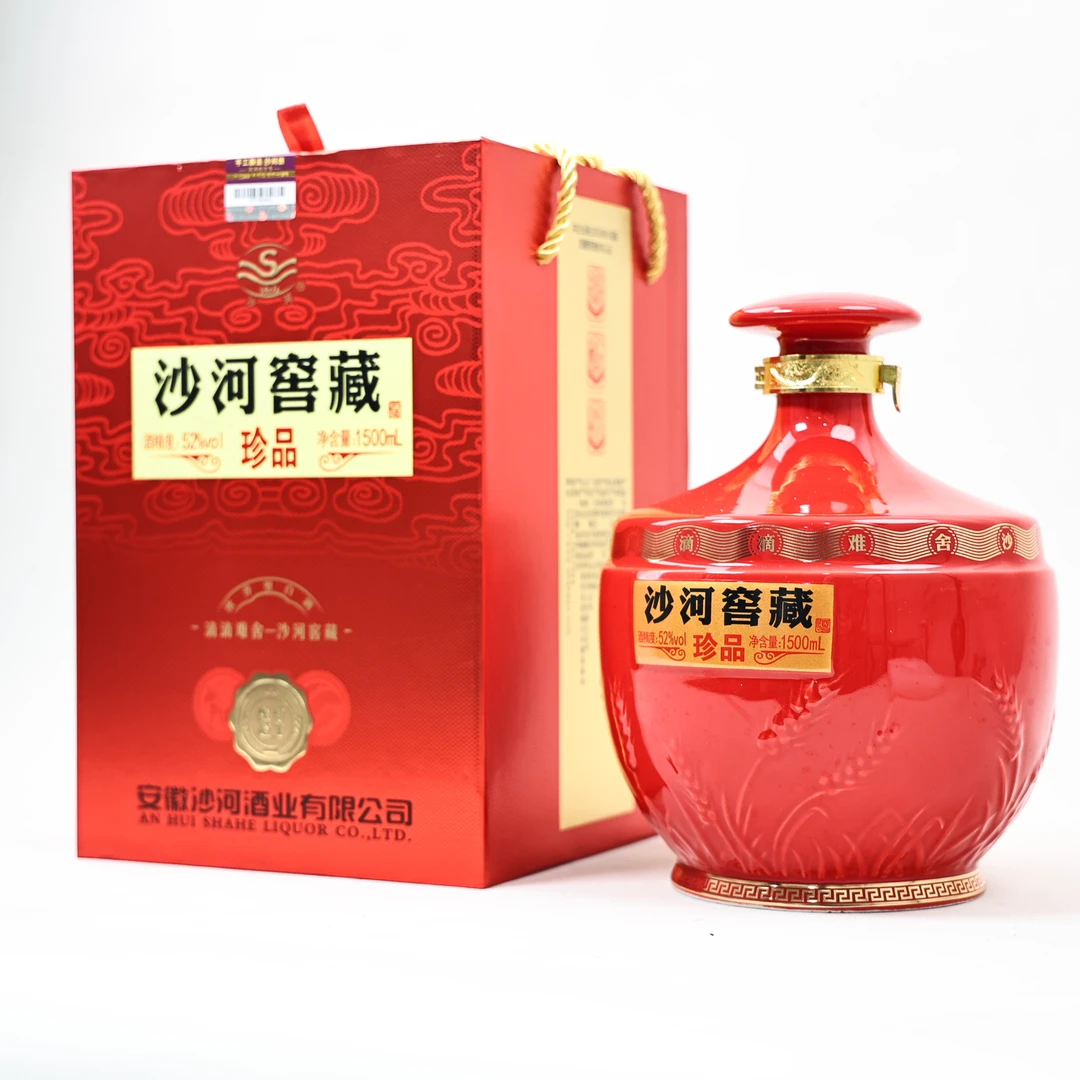 SHAHE/沙河 沙河窖藏珍品   酒精度52度   1500ML 52度1500