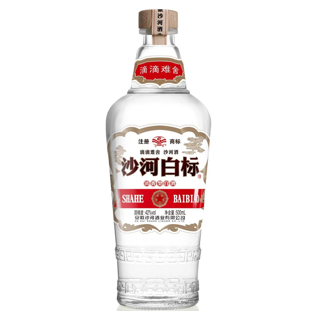 SHAHE/沙河沙河白标42度500mL*6瓶浓香型老酒42度500Ml