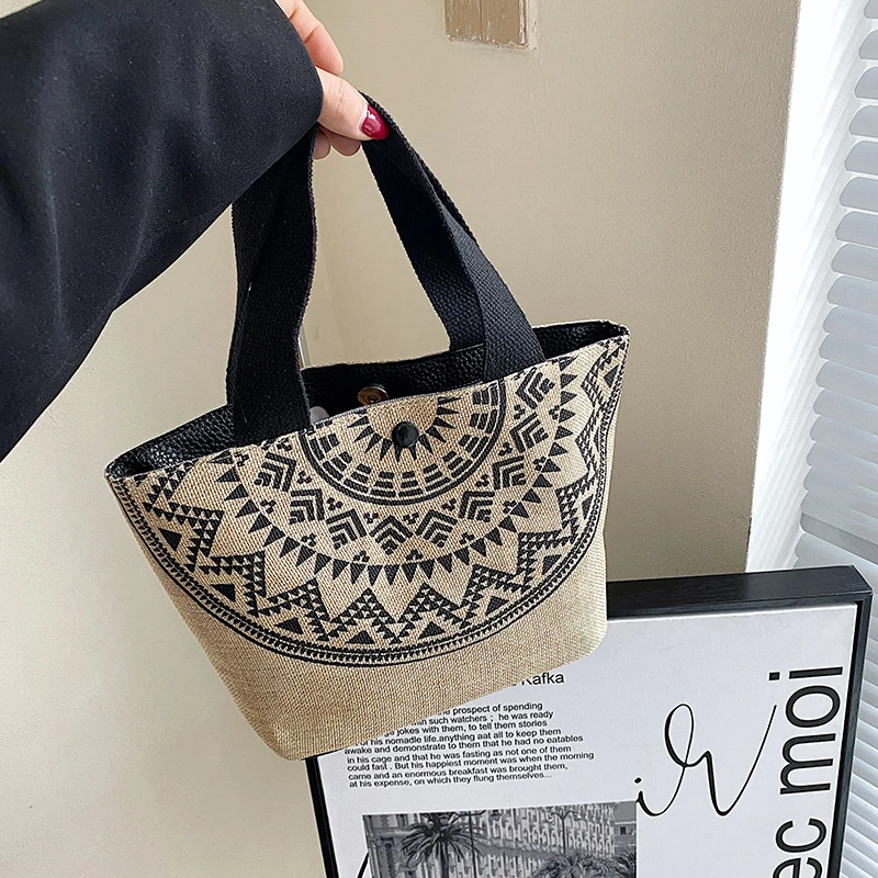 大容量简约手提包包女ins网红时尚收纳包上班便携手拎便携化妆包