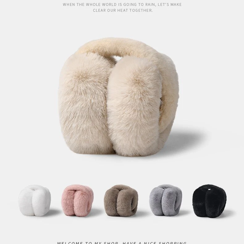 【松弛感】耳罩可折叠耳暖加绒加厚骑行防冻防寒保暖保暖高颜值