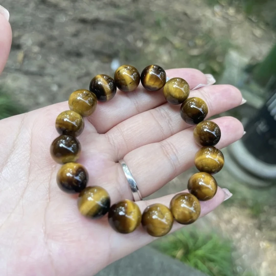 非金属仿水晶手链 时尚雲隐-情侣虎眼石手串手饰饰品女款百搭首饰