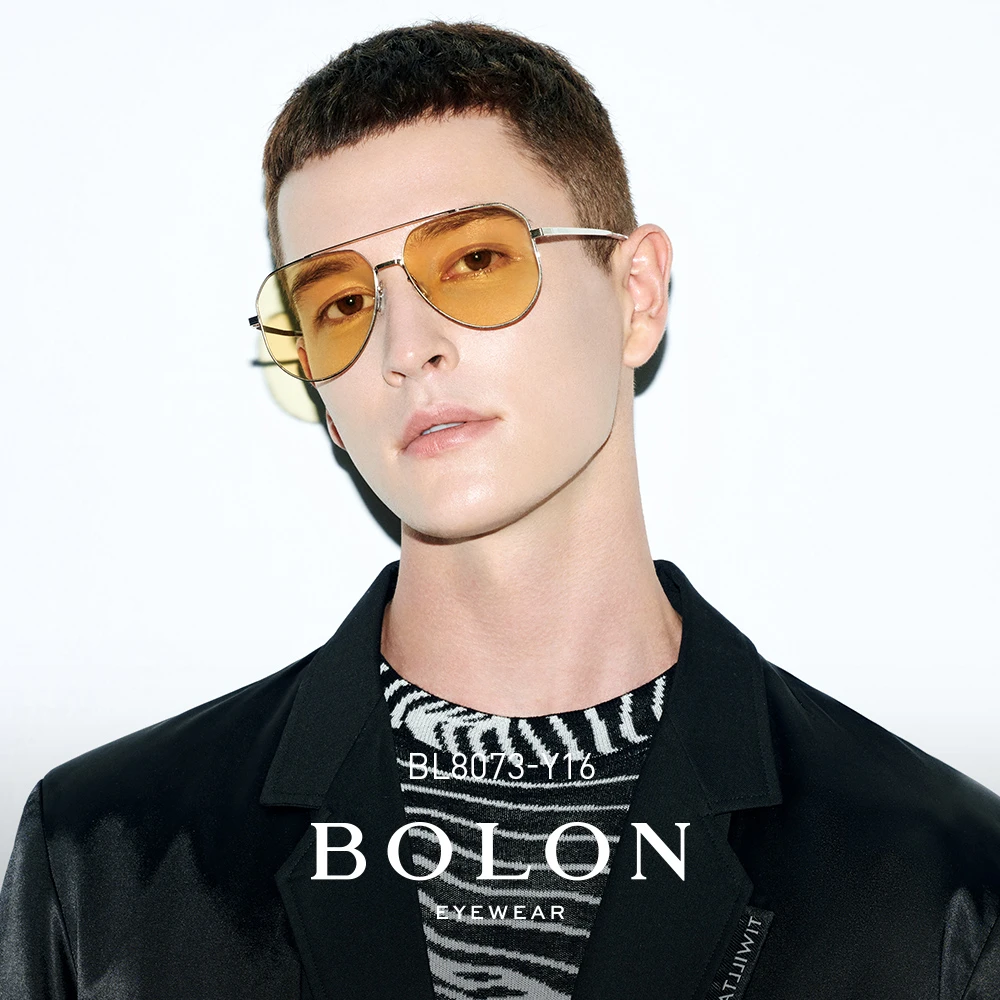 BOLON暴龙太阳镜飞行员框驾驶眼镜BL8073日夜两用男士变色夜视