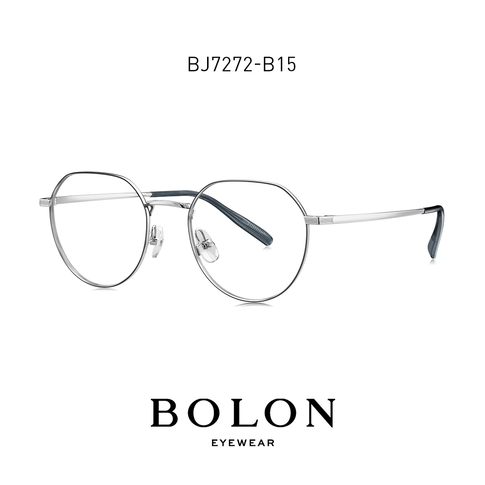 BOLON暴龙2022新品近复古眼镜架男女β钛光学镜BJ7272蓝光多边形