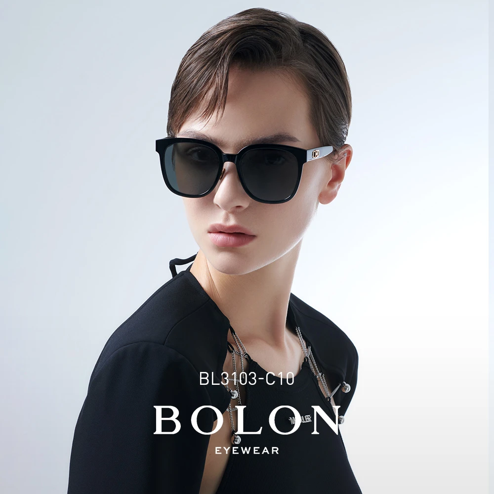 BOLON暴龙眼镜防紫外线太阳镜板材护眼百搭偏光墨镜男女BL3103