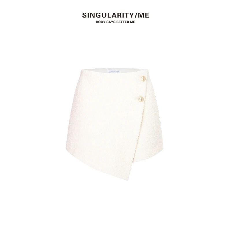 Singularity Me 9099【千金裙】颗粒绒毛A字版短裙