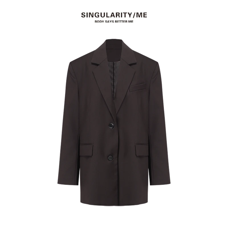 Singularity Me 8616【留兰冰咖】经典版廓形西装外套