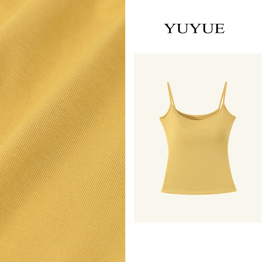 【春闰夏至】休闲时尚带胸垫吊带背心夏季打底通勤百搭吊带81169