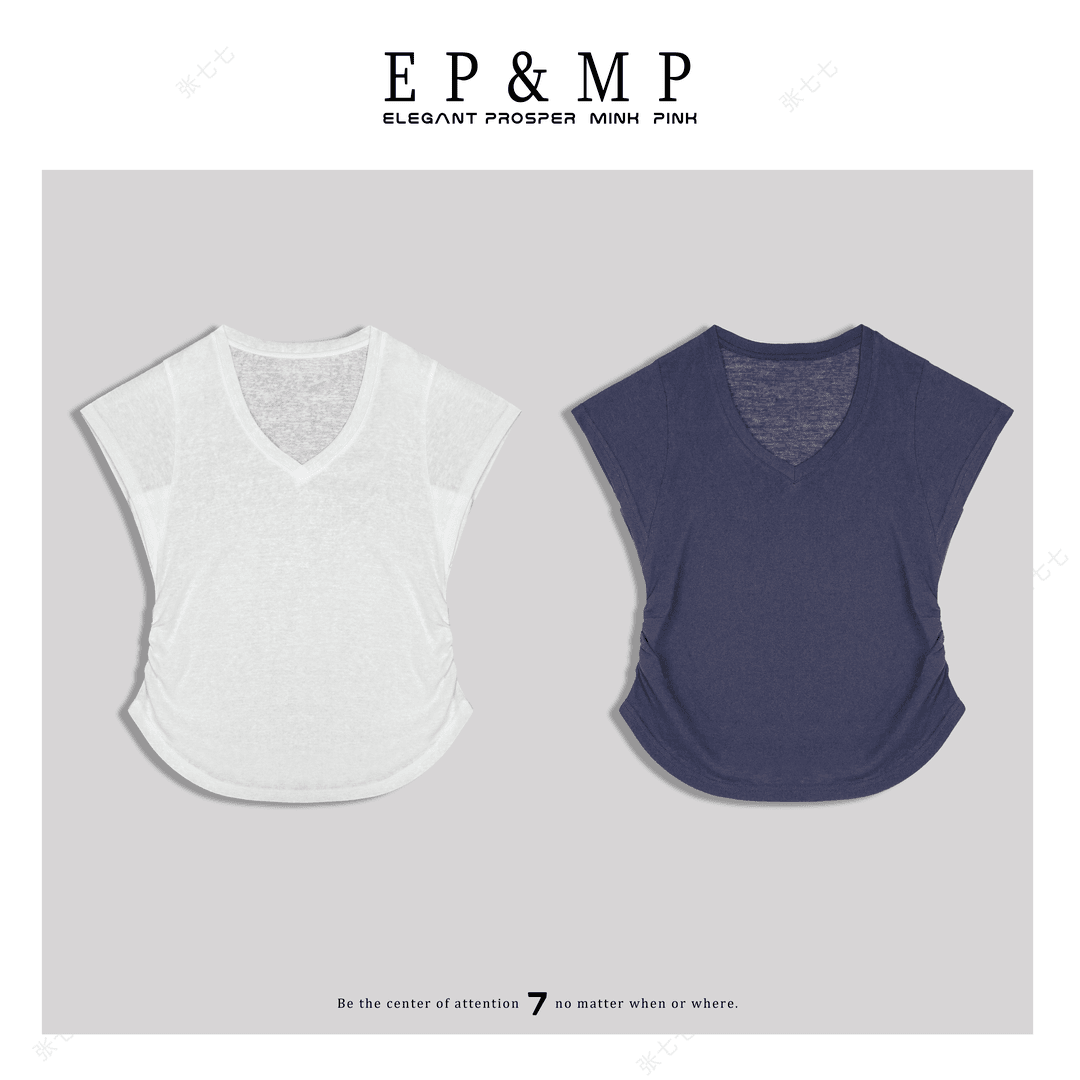 【张七七】“夏日画廊”夏季简约百搭T恤