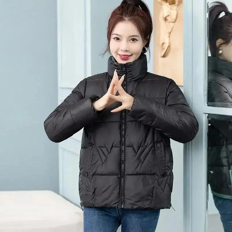 2023新款羽绒羽绒服女冬季羽绒服外套大码时尚立领羽绒服洋