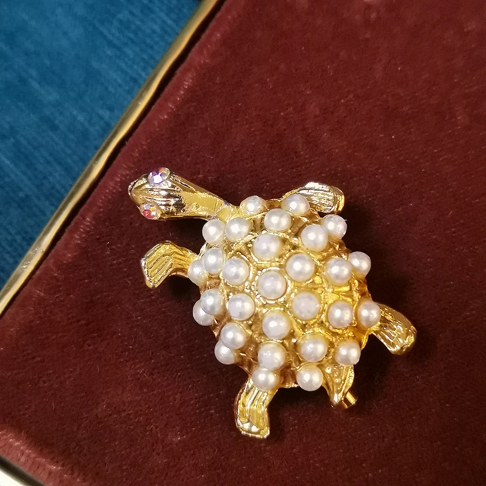 珠珠清新小灵龟胸针[2409021-087]