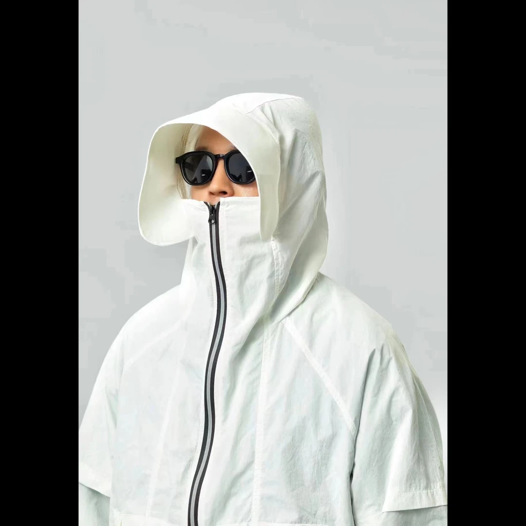 2024塔鸡卡新品【雪人】防晒衣 户外钓鱼夏季透气薄款连帽防紫外线