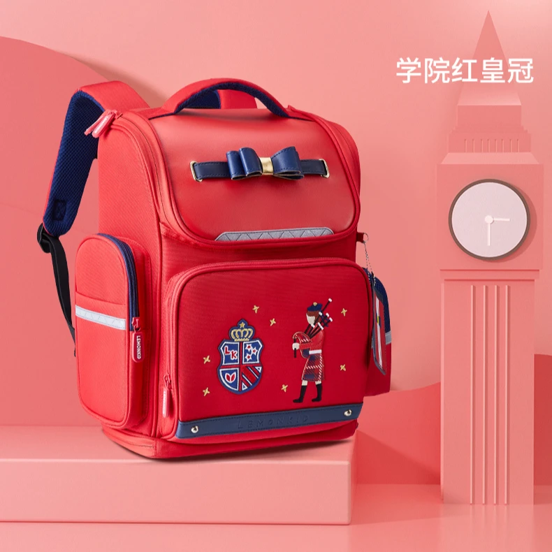 LK柠檬宝宝书包小学生一二三到六年级儿童6-12岁男女童双肩包减负
